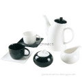 15PC Color Mixing  Tea Set with Decal